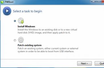 Pag-boot ng system mula sa isang USB flash drive nang walang pag-install